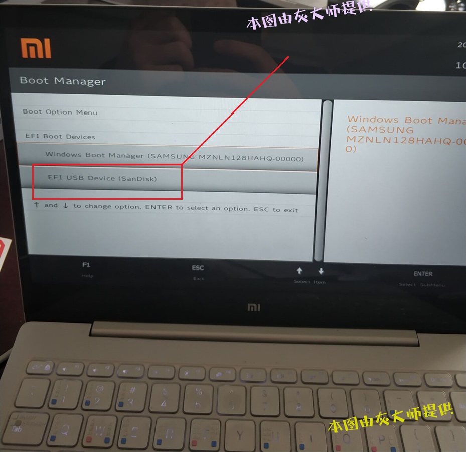 【实战】小米Mi-红米RedmiBook系列笔记本电脑启动灰大师Win10PE